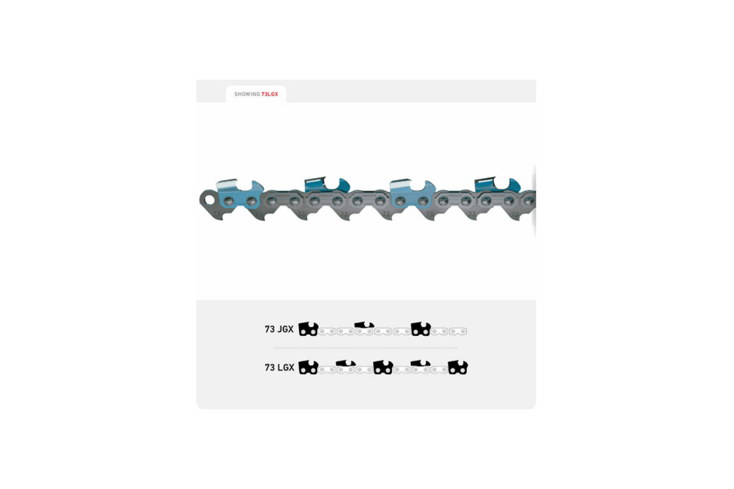 73JGX072G POWERCUT SAW CHAIN 3/8 SKI