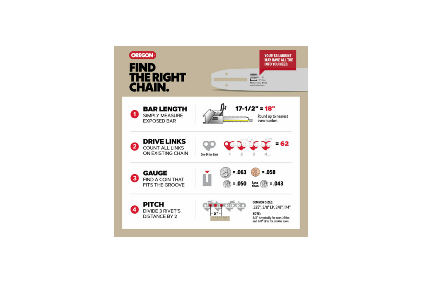 72EXL072G POWERCUT SAW CHAIN 3/8 .050